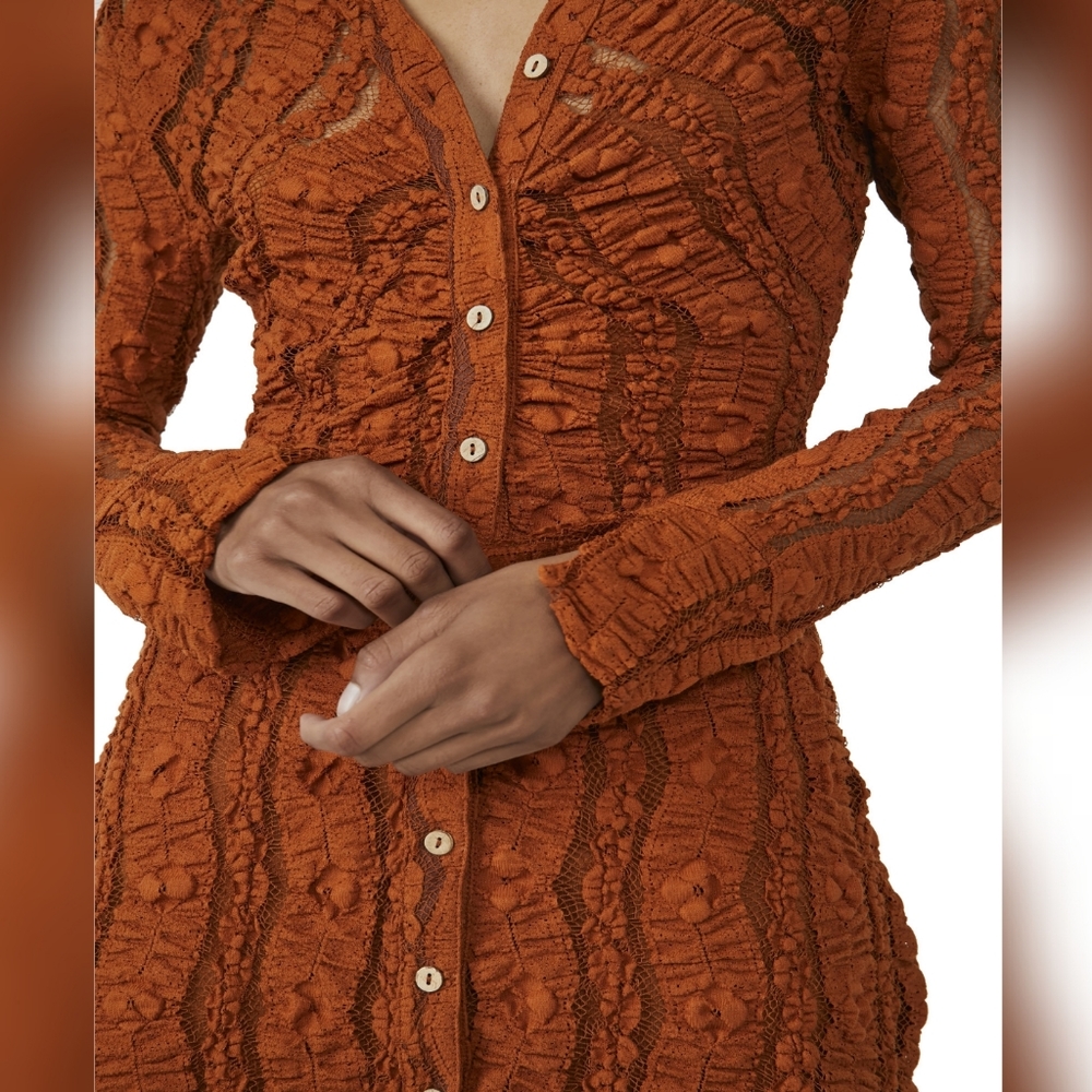 NWT Free People Shayla Mini Dress - Picture 3 of 3